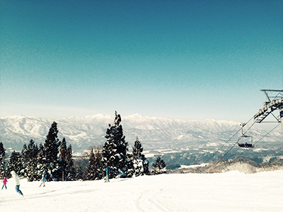 山頂からの景色