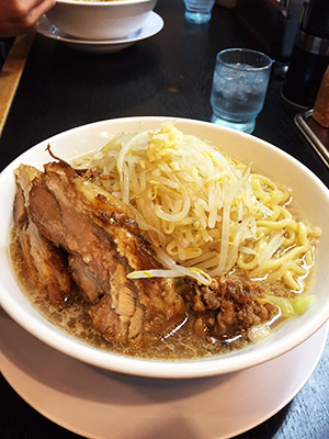 こってりラーメンが、すごく美味しかった！