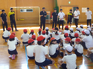 野村選手の熱い指導！