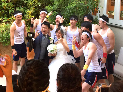 サンシャイン池崎(加藤選手の結婚式)