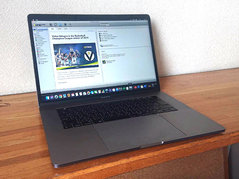 私の相棒 MacBook Proです！