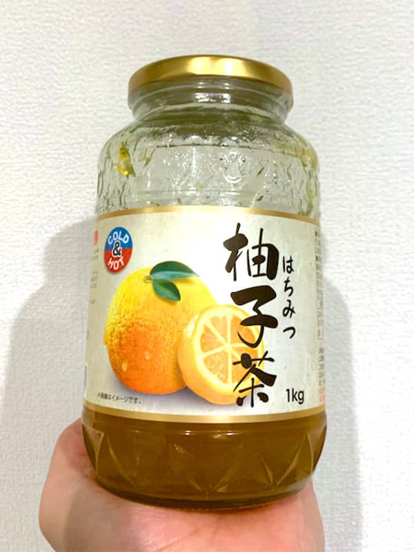 柚子茶大瓶で購入しちゃっています！