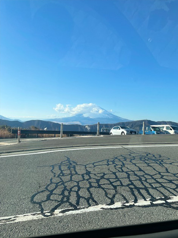 大涌谷からの富士山